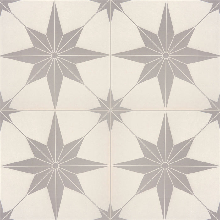 Daltile Memoir - 12 in. x 12 in. Glazed Ceramic Tile - Jewel Grey ME26