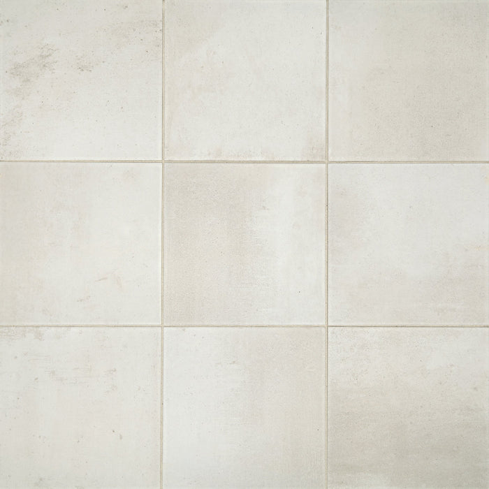 Daltile - Modern Hearth - 12 in. x 12 in. Glazed Porcelain Tile - White Ash