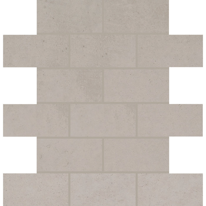 Daltile - Modern Hearth - 2 in. x 4 in. Ceramic Brick-Joint Mosaic - Chimney Corner