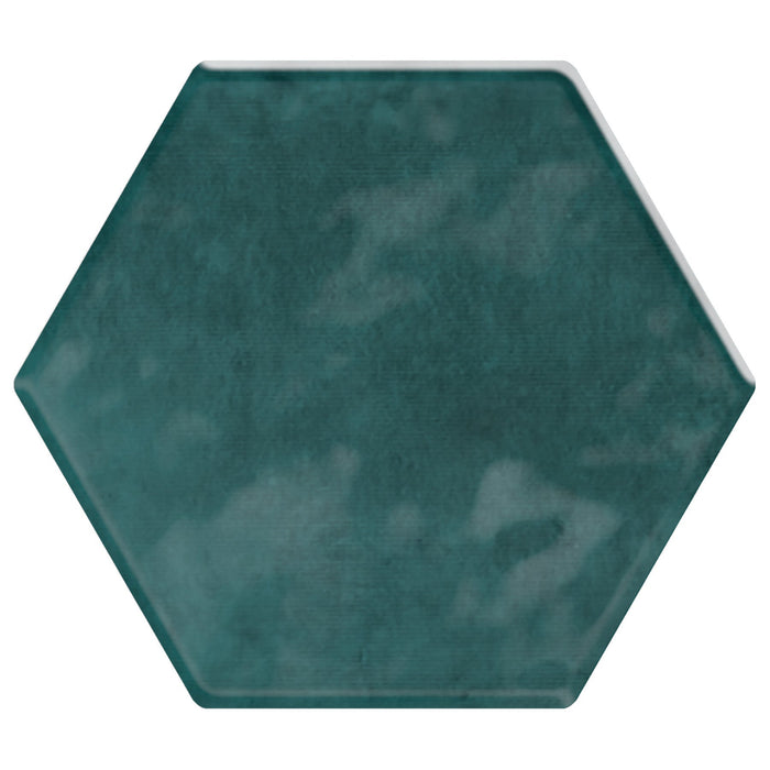 Daltile - Mesmerist™ - 4 in. Glazed Hexagon Ceramic Wall Tile - Mystique