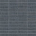 Daltile Fabric Art 1 in. x 3 in. Modern Textile Straight Joint Mosaic - Midnight Blue