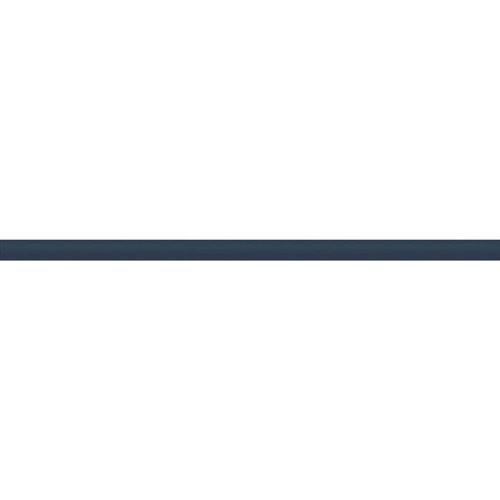 Daltile - Multitude - 1/2 in. x 12 in. Glazed Ceramic Wall Jolly Trim - Nostalgic Blue