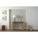 Daltile Minute Mosaix - Herringbone Stone Mosaic - Stormy Mist Room Scene