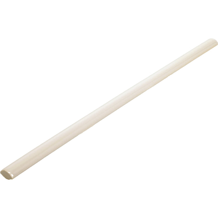 Daltile - Nu Bare - 1 in. x 12 in. - Glossy Ceramic Jolly Tile Trim - Bone