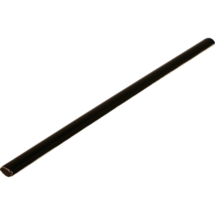Daltile - Nu Bare - 1 in. x 12 in. - Glossy Ceramic Jolly Tile Trim - Ebony