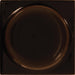 Daltile - Nu Bare - 4 in. x 4 in. Circle - Glossy Ceramic Wall Tile - Ebony Single Tile