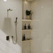 Daltile - Nu Bare - 4 in. x 4 in. - Glossy Ceramic Wall Tile - Powder Shower Install