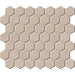 Daltile - Perpetuo - 1 1/2 in. Glazed Ceramic Hexagon Mosaic - Elegant Beige