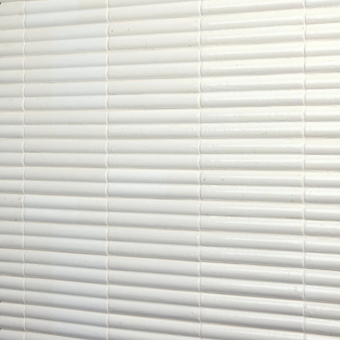 Daltile - Remedy - 2 in. x 10 in. Fluted Glazed Porcelain Tile - Elixir RD20 Installed