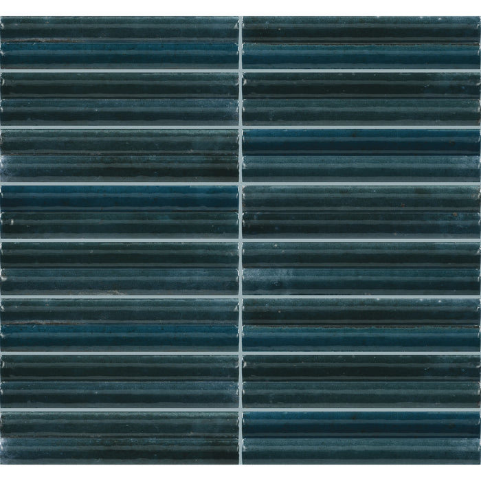 Daltile - Remedy - 2 in. x 10 in. Fluted Glazed Porcelain Tile - Hydro RD22
