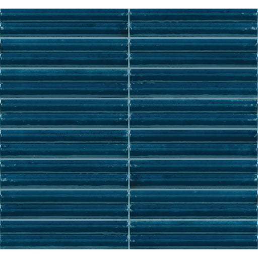 Daltile - Remedy - 2 in. x 10 in. Fluted Glazed Porcelain Tile - Oasis RD28