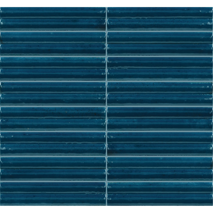 Daltile - Remedy - 2 in. x 10 in. Fluted Glazed Porcelain Tile - Oasis RD28