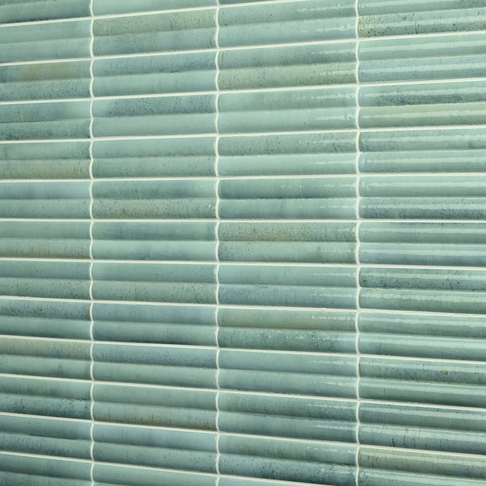 Daltile - Remedy - 2 in. x 10 in. Fluted Glazed Porcelain Tile - Vitality RD29 Installed