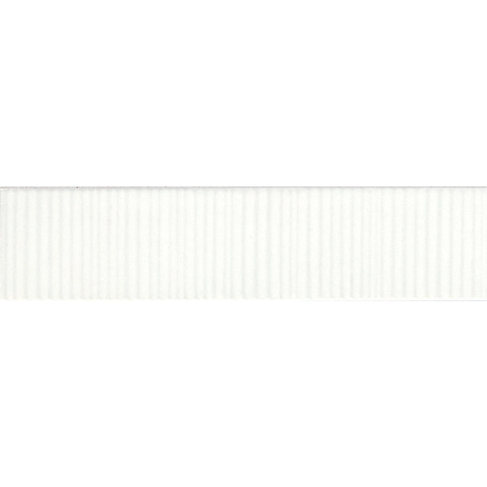 Daltile - Revalia Remix 2" x 8" Ripple Wall Tile - White RV05