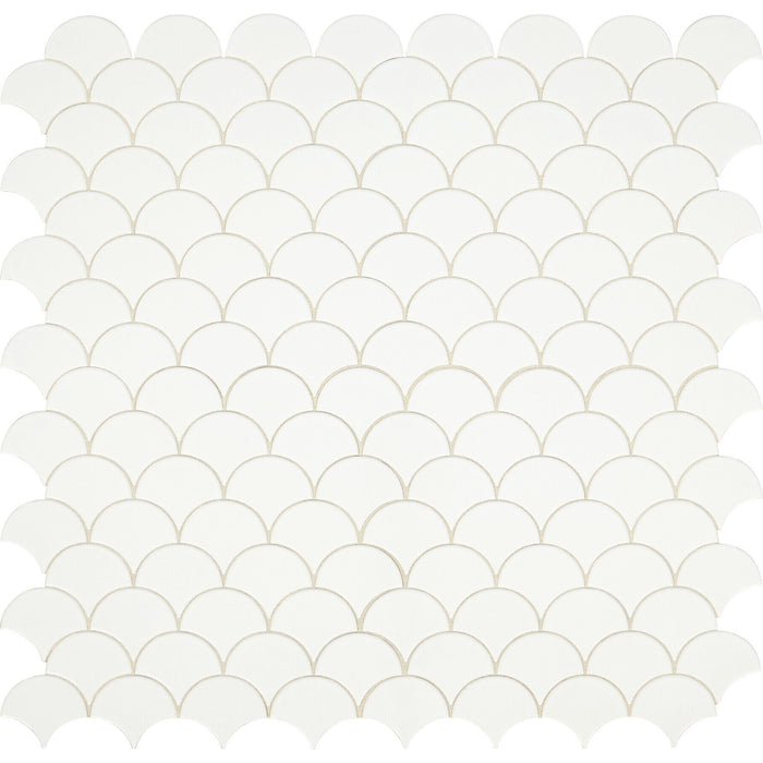 Daltile - Revalia Remix Fan Mosaic - Felicity White RV18