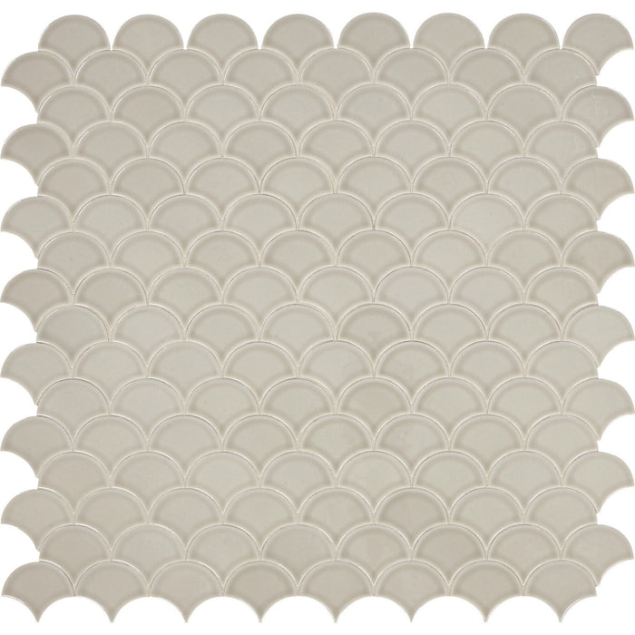 Daltile - Revalia Remix Fan Mosaic - Graceful Greige RV27