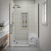 Daltile - Remedy - 2 in. x 10 in. Fluted Glazed Porcelain Tile - Elixir RD20 Shower Install