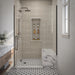 Daltile - Remedy - 2 in. x 10 in. Fluted Glazed Porcelain Tile - Tonic RD26 Shower Install