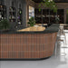 Daltile - Remedy - 2 in. x 10 in. Fluted Glazed Porcelain Tile - Aura RD27 Bar Install