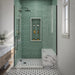 Daltile - Remedy - 2 in. x 10 in. Fluted Glazed Porcelain Tile - Vitality RD29 Shower Install 2