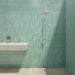 Daltile - Remedy - 2 in. x 10 in. Fluted Glazed Porcelain Tile - Vitality RD29 Shower Install