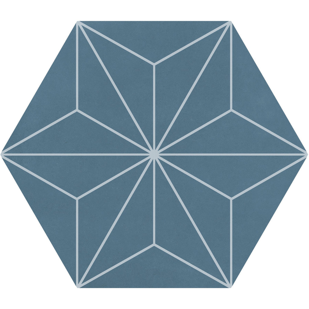 Daltile - Scrapbook - 8 in. Glazed Porcelain Hexagon Decorative