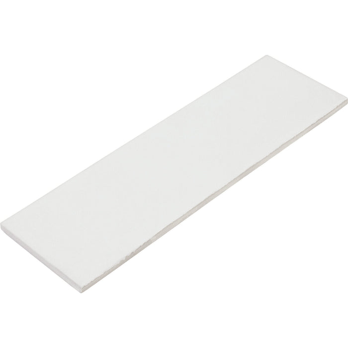 Daltile - Stencil 4 in. x 12 in. Porcelain Floor Tile - White