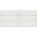 Daltile - Stencil 4 in. x 12 in. Ceramic Wall Tile - Half Moon Matte - White Grid View
