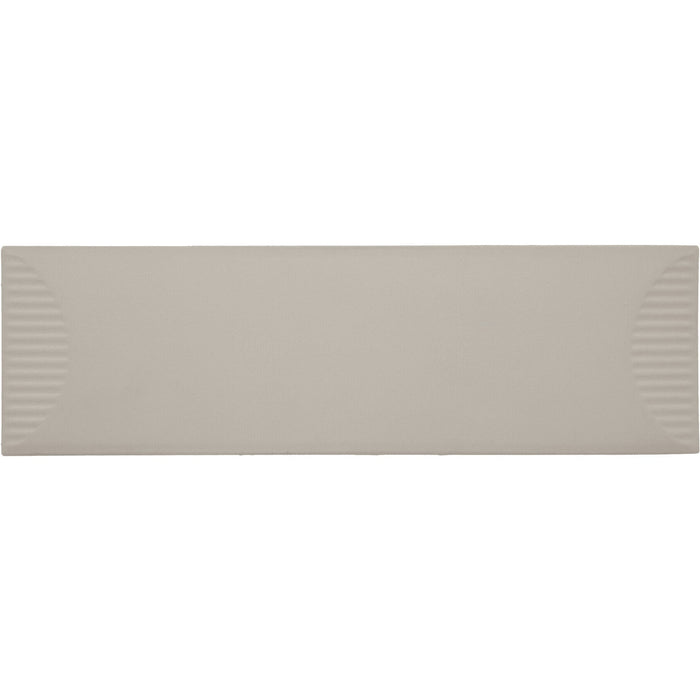 Daltile - Stencil 4 in. x 12 in. Ceramic Wall Tile - Half Moon Matte - Beige