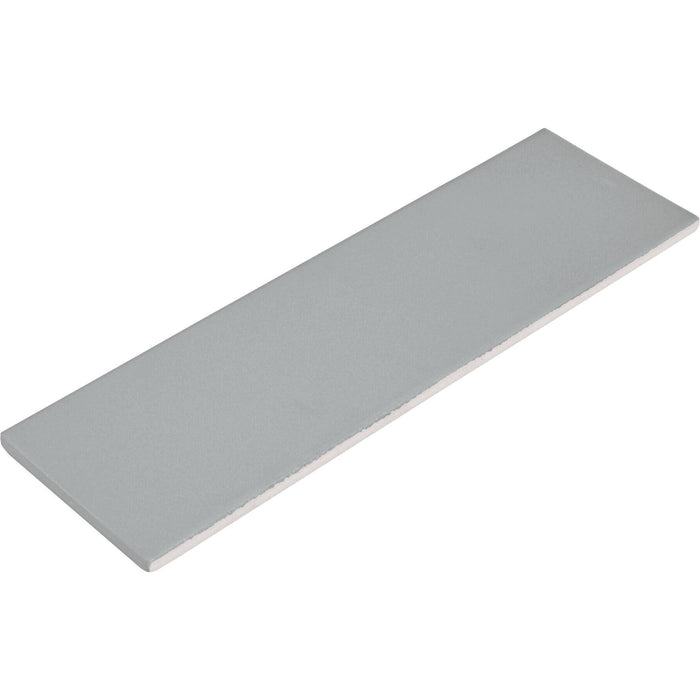 Daltile - Stencil 4 in. x 12 in. Porcelain Floor Tile - Grey