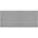 Daltile - Stencil 4 in. x 12 in. Porcelain Floor Tile - Grey Grid Layout
