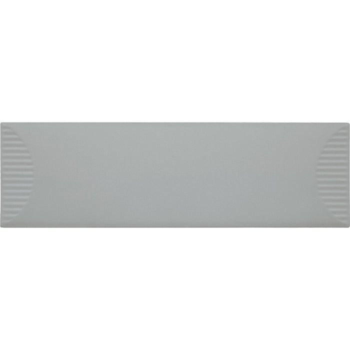 Daltile - Stencil 4 in. x 12 in. Ceramic Wall Tile - Half Moon Matte - Grey