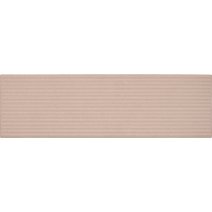Daltile - Stencil 4 in. x 12 in. Ceramic Linear Wall Tile - Blush