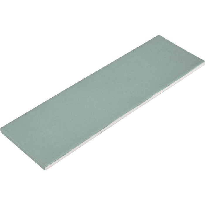 Daltile - Stencil 4 in. x 12 in. Porcelain Floor Tile - Mint
