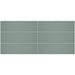 Daltile - Stencil 4 in. x 12 in. Ceramic Linear Wall Tile - Mint Grid View