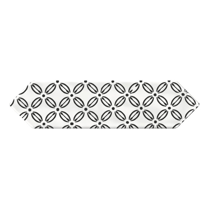 Daltile - Stagecraft - 3 in. x 12 in. Picket Deco Wall Tile - Ensemble Black Mix SC70