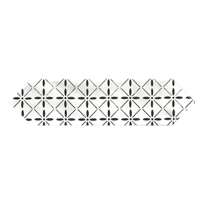 Daltile - Stagecraft - 3 in. x 12 in. Picket Deco Wall Tile - Ensemble Black Mix SC70