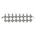 Daltile - Stagecraft - 3 in. x 12 in. Picket Deco Wall Tile - Ensemble Black Mix SC70