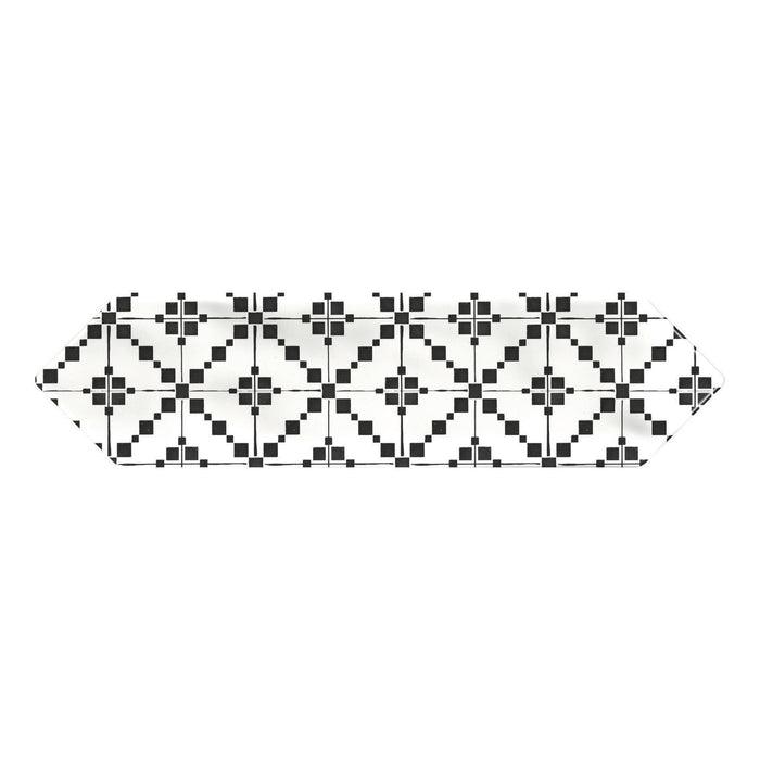 Daltile - Stagecraft - 3 in. x 12 in. Picket Deco Wall Tile - Ensemble Black Mix SC70