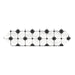 Daltile - Stagecraft - 3 in. x 12 in. Picket Deco Wall Tile - Ensemble Black Mix SC70