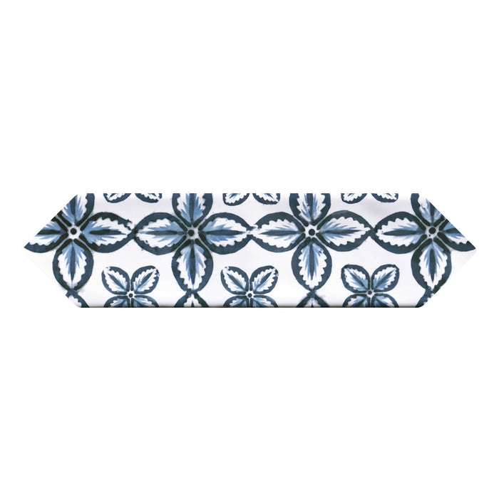 Daltile - Stagecraft - 3 in. x 12 in. Picket Deco Wall Tile - Cameo Blue Mix SC71