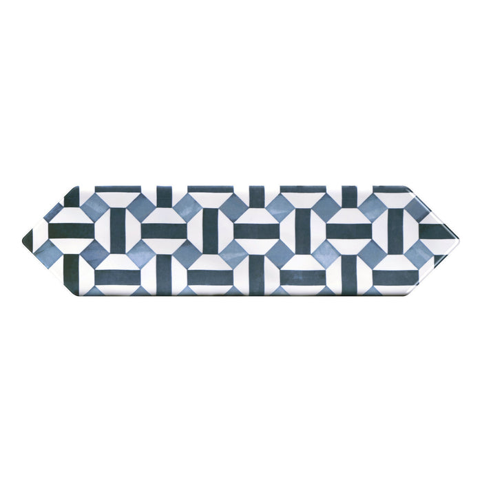 Daltile - Stagecraft - 3 in. x 12 in. Picket Deco Wall Tile - Cameo Blue Mix SC71