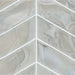 Daltile - Starcastle Glass Chevron Mosaic - Galactic Swirl Close View