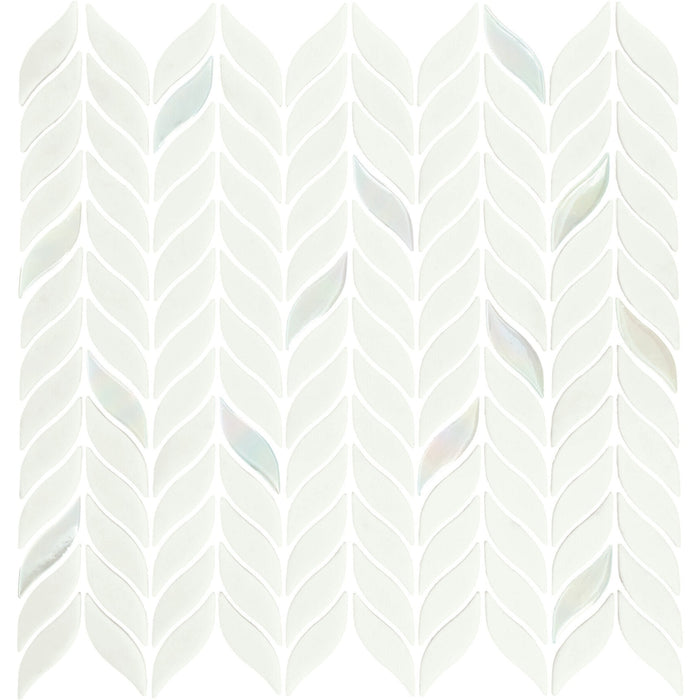 Daltile - Starcastle Glass Leaf Mosaic - Celestial