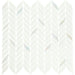Daltile - Starcastle Glass Leaf Mosaic - Celestial