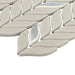 Daltile - Starcastle Glass Leaf Mosaic - Comet Close View