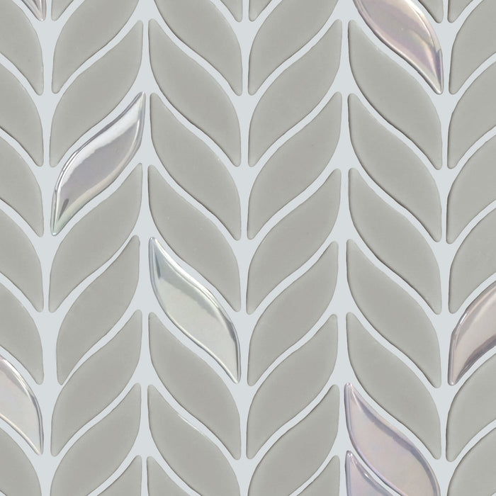 Daltile - Starcastle Glass Leaf Mosaic - Supernova