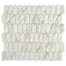 Daltile - Statuette Picket Glass Mosaic - Venetian White