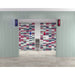 Daltile - Stencil 4 in. x 12 in. Ceramic Wall Tile - Half Moon Matte - White Installed