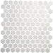 Daltile Uptown Glass 1 in. x 1 in. Hex Glass Mosaic - Matte Alabaster